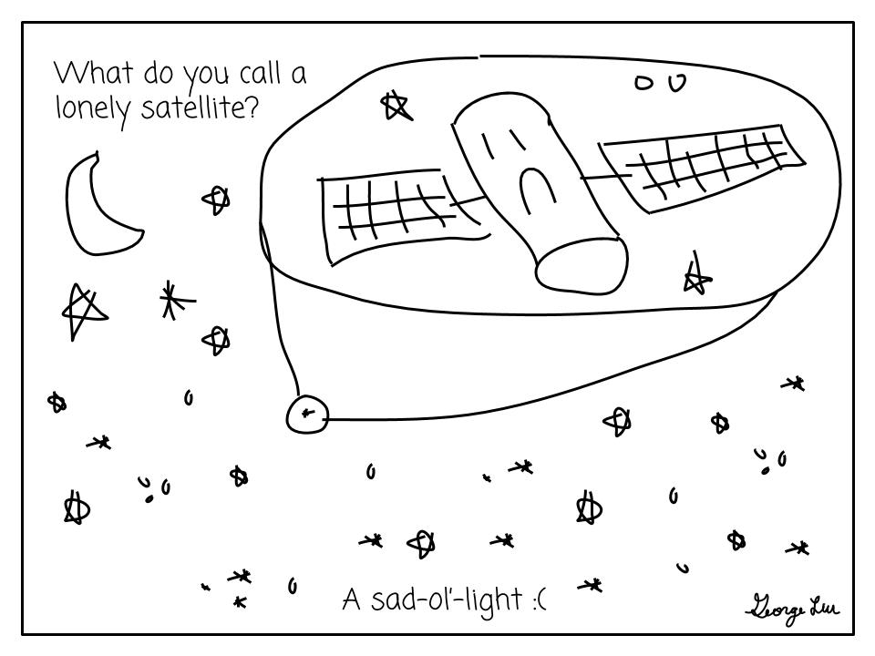 Cover photo for Punderline 59: NASA and Satellites Cover photo for Punderline 59: NASA and Satellites